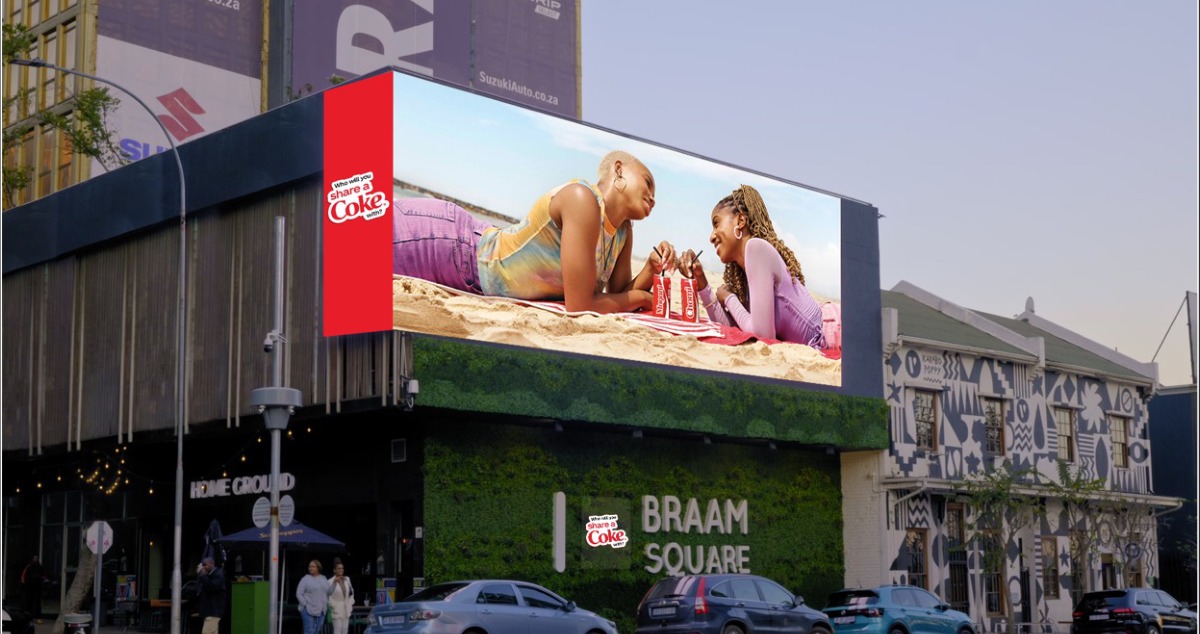 76 JUTA JOHANNESBURG BRAAMFONTEIN — Digital billboard on Johannesburg