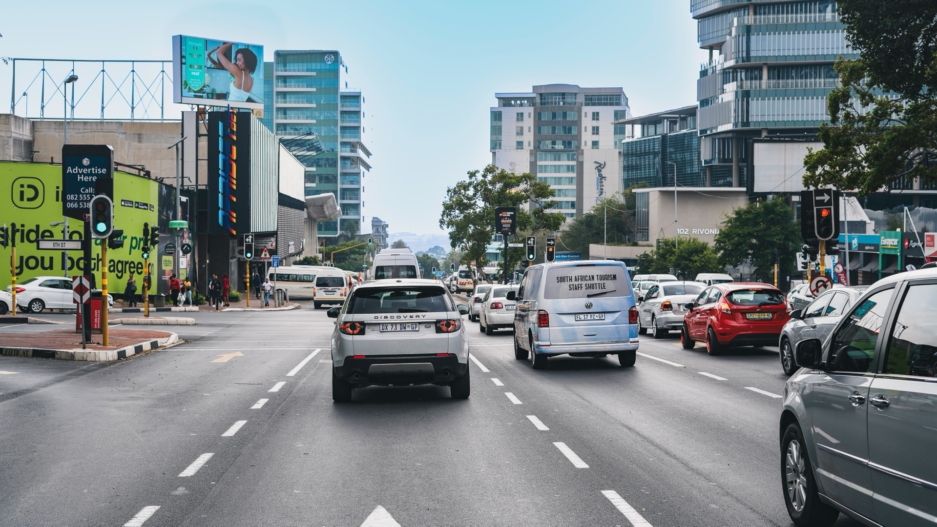 Sandton — Digital billboard in Johannesburg