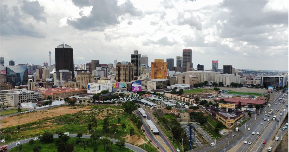 Crown Interchange, M1 & M2 — Wall wrap on Johannesburg