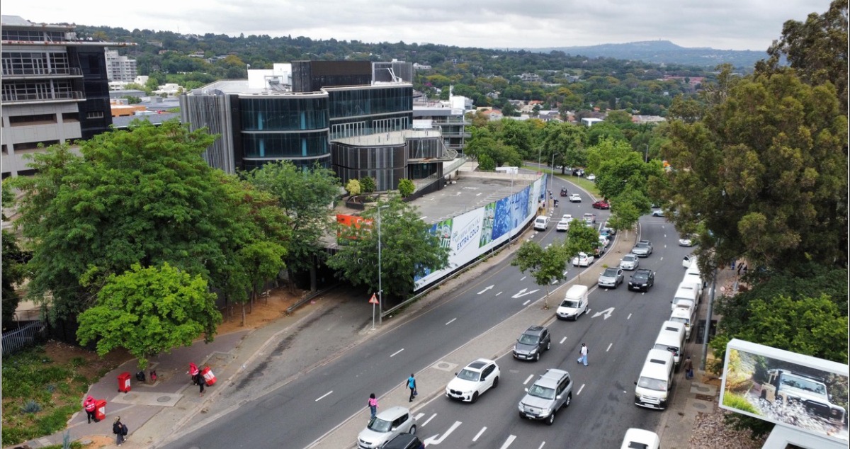 72 GRAYSTON DRIVE SANDTON — Wall wrap on Sandton