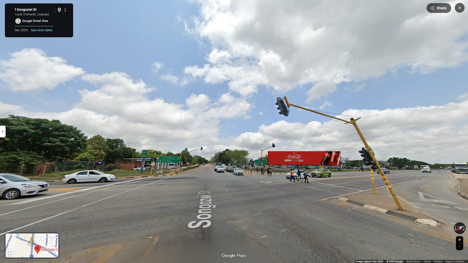 CNR MAKHADO CROSSING, LOUIS TRICHARDT — Static billboard on Louis Trichardt