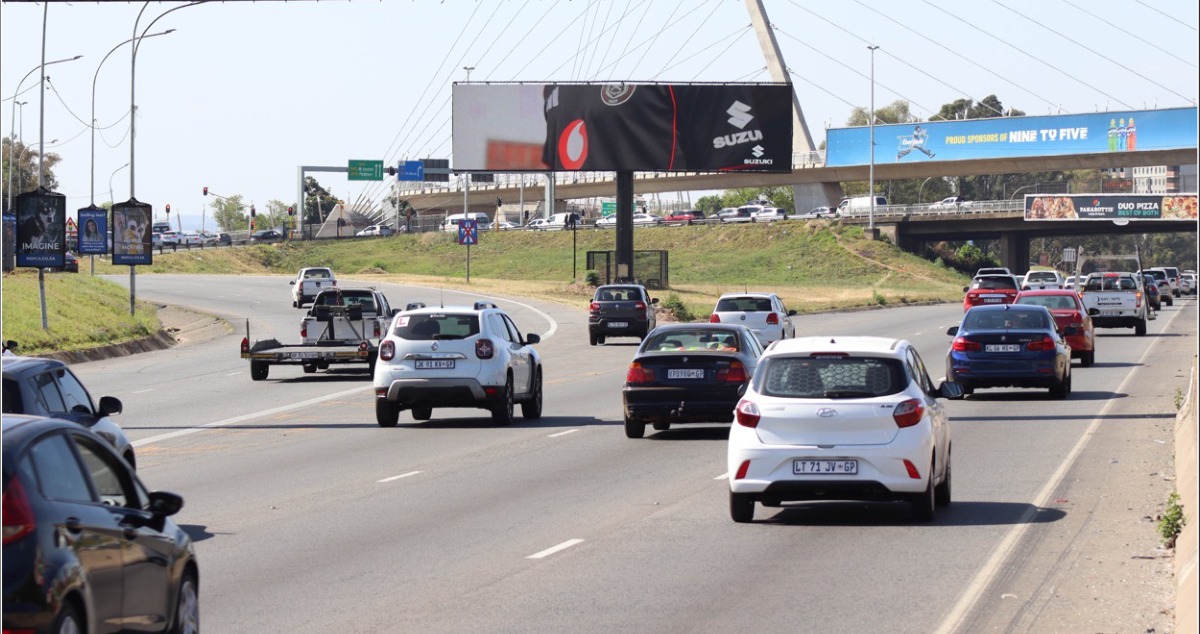 M1 NORTH — Digital billboard on Johannesburg