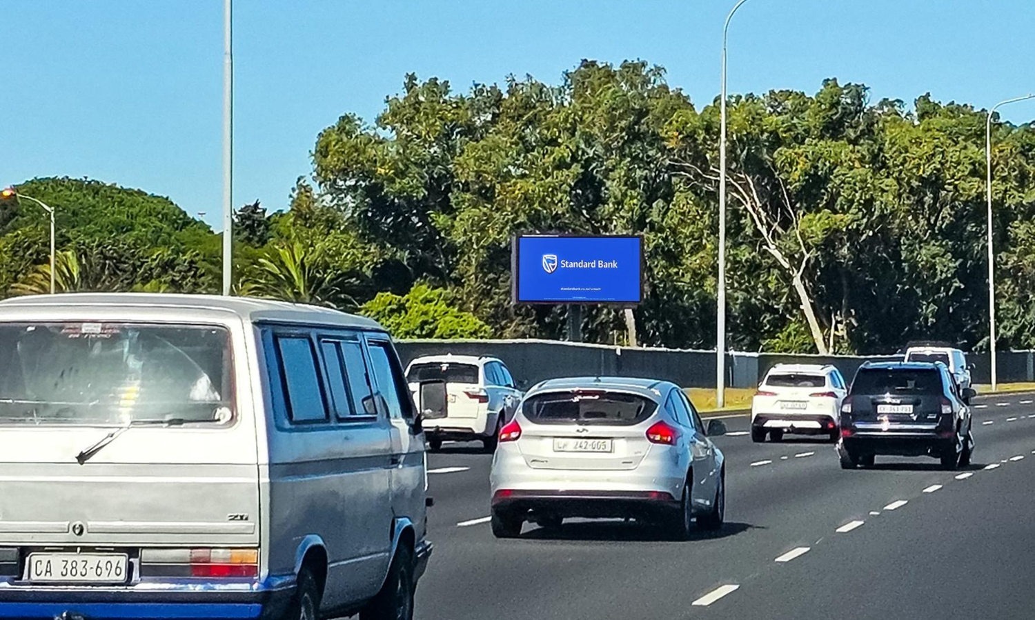 N2 | Cape Town airport approach — Digital billboard on Cape Town