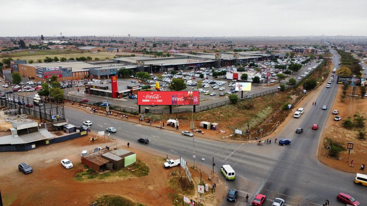PROTEA GLEN MALL — Wall wrap on Soweto