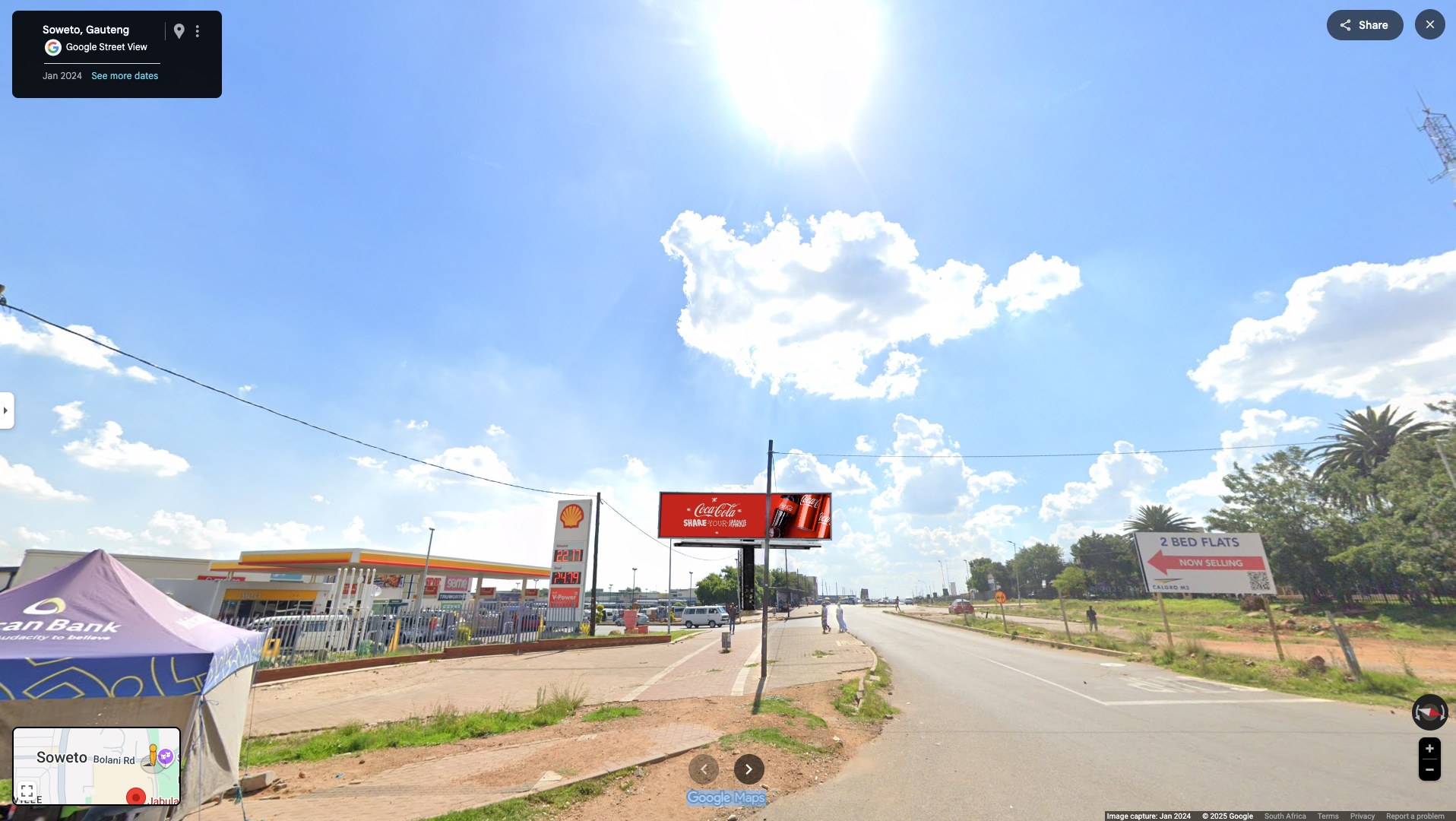 JABULANI MALL ENTANCE — Static billboard on Soweto