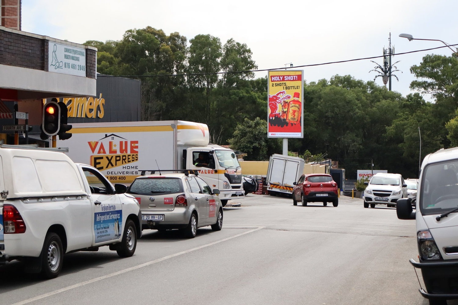 Parkhurst | Social hub — Digital billboard in Johannesburg