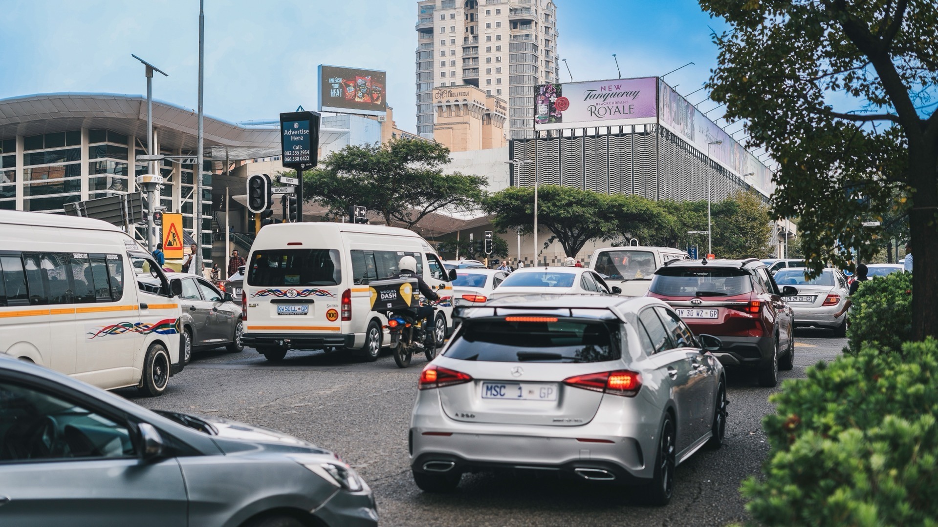 Sandton — Digital billboard in Johannesburg