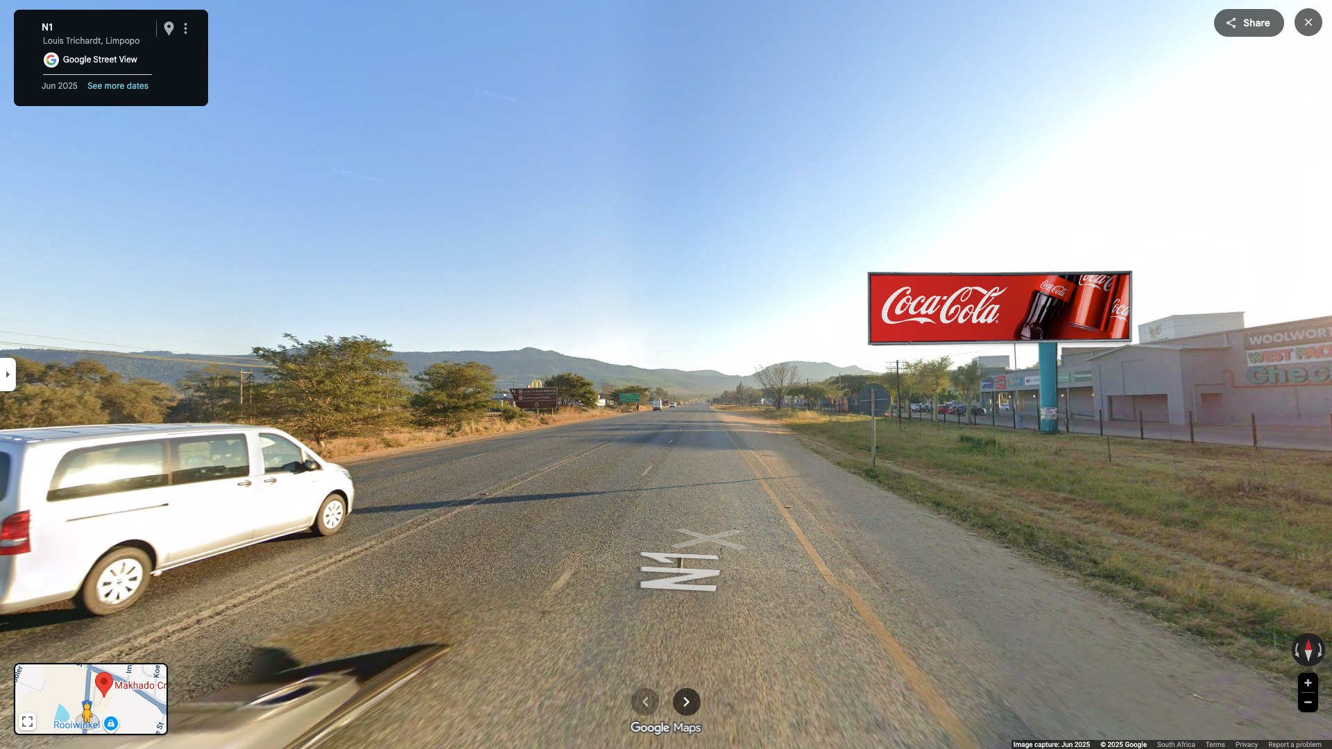 MAKHADO CROSSING — Static billboard on Louis Trichardt