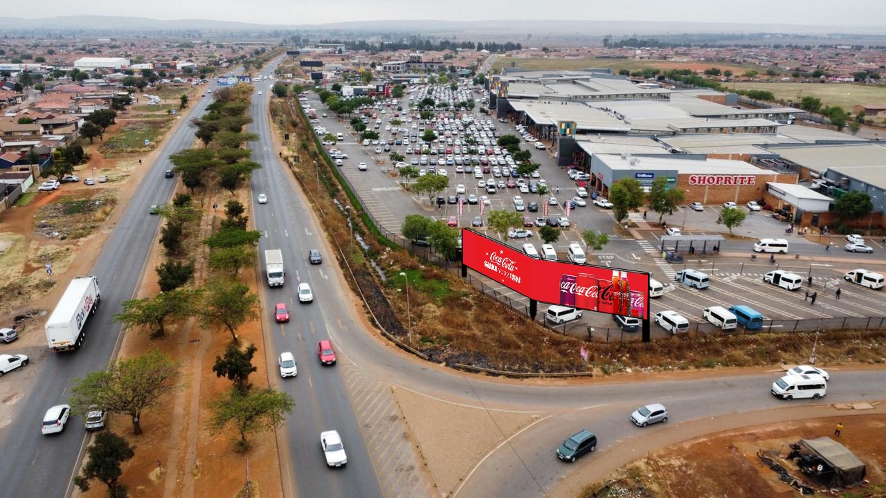PROTEA GLEN MALL — Wall wrap on Soweto