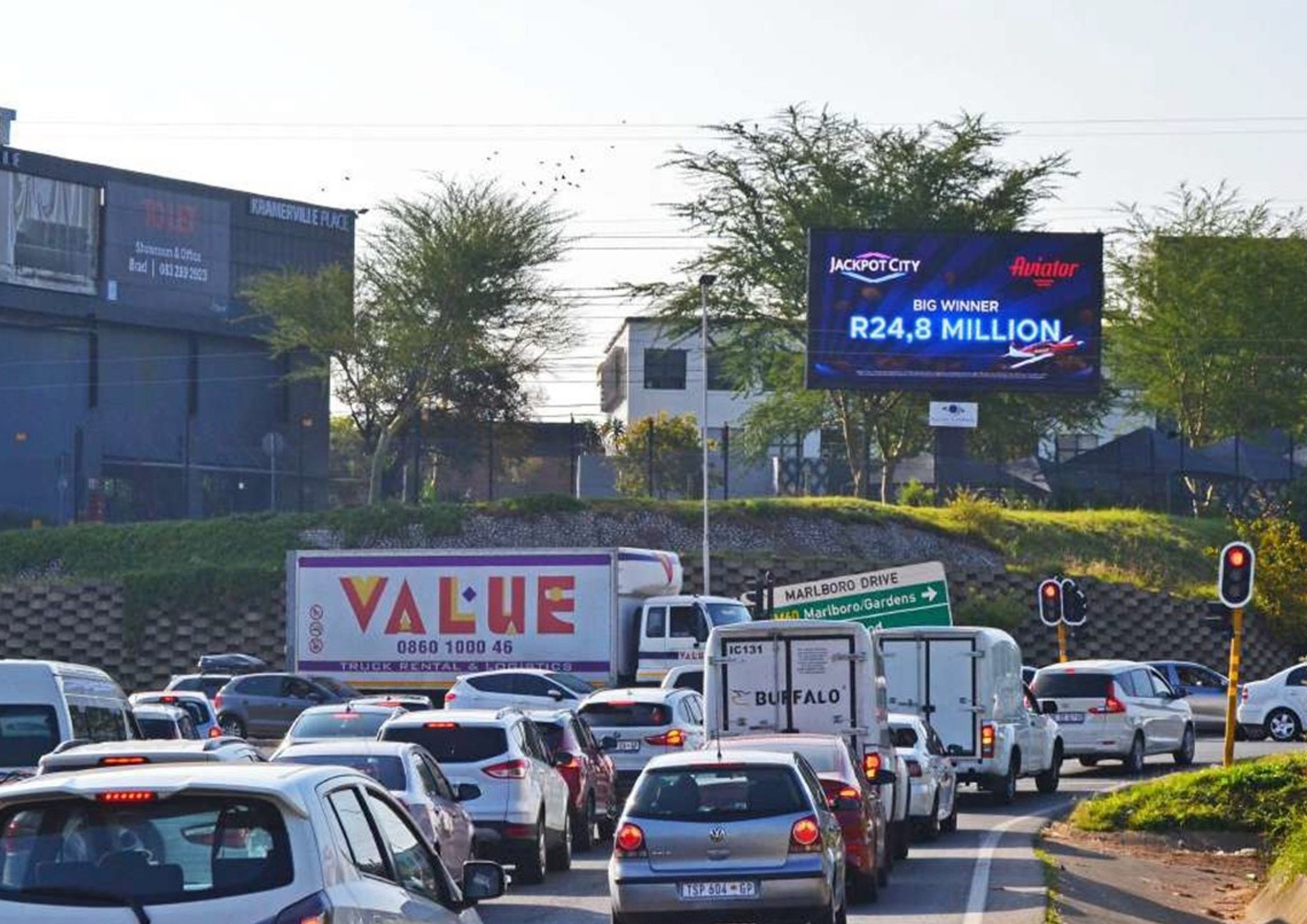 Marlboro — Digital billboard on Johannesburg