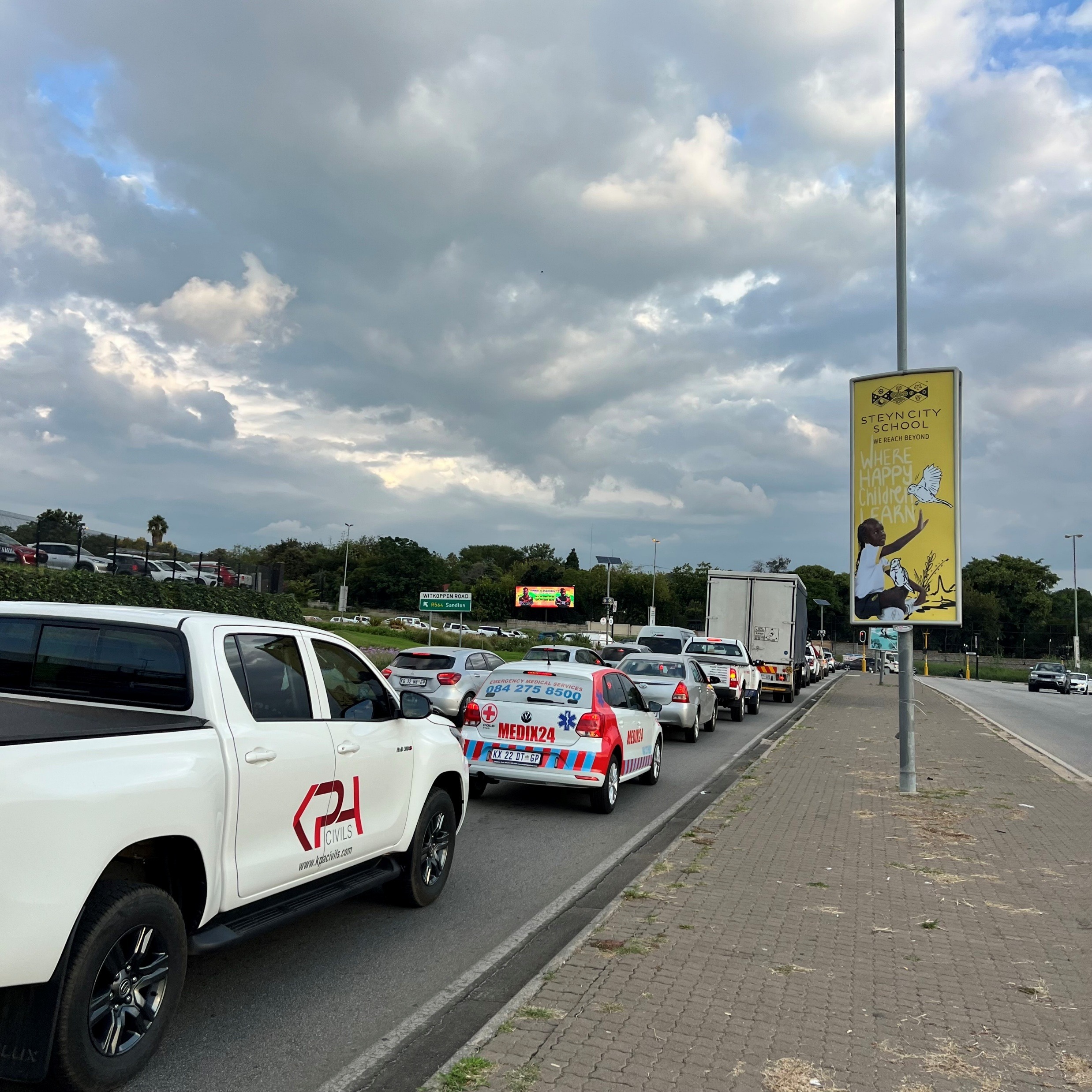 Fourways — Digital billboard in Johannesburg