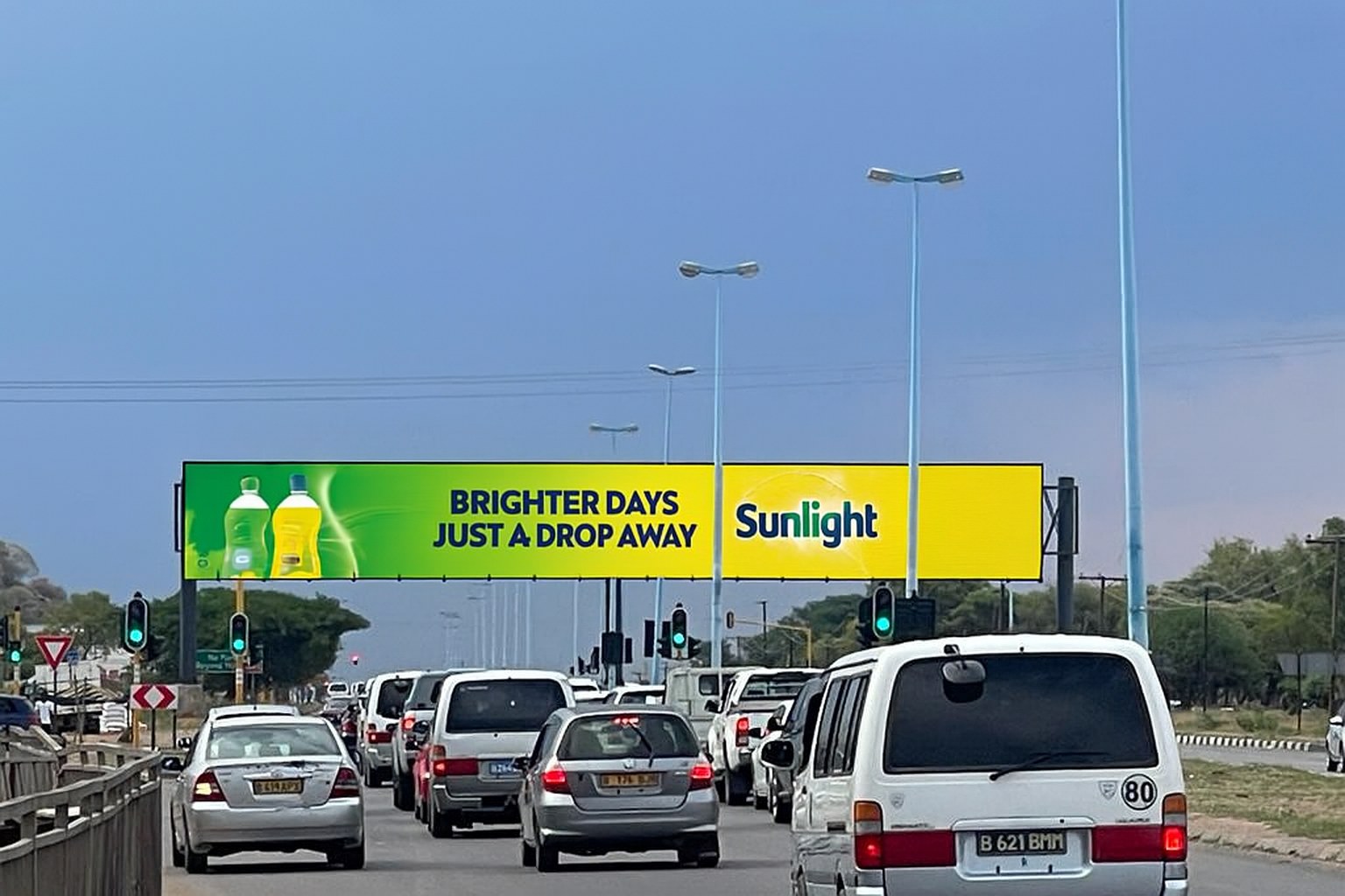 A MOGODITSHANE, GABORONE, BOTSWANA — Static billboard on Gaborone, Botswana
